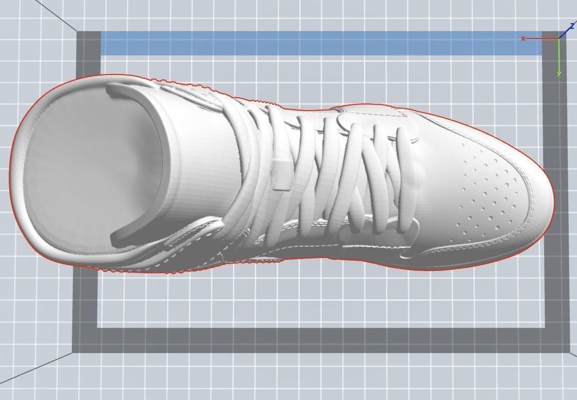 Nike Air Jordan 1 Sneaker model 3D print model_5