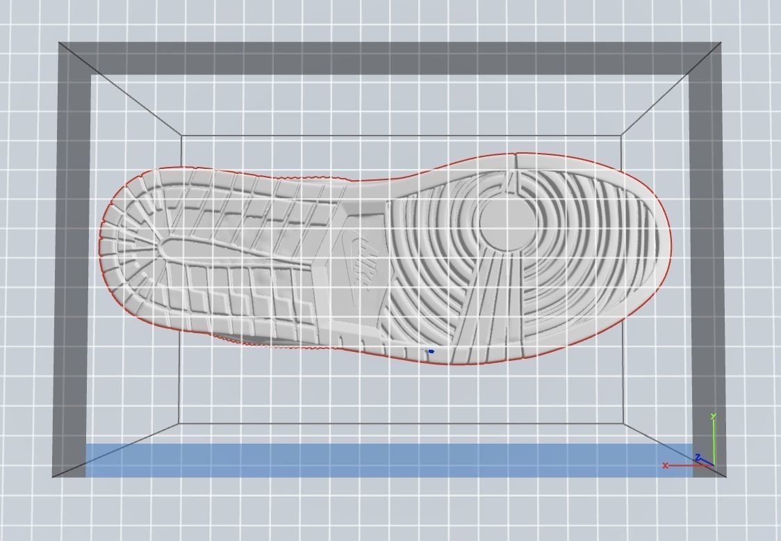 Nike Air Jordan 1 Sneaker model 3D print model_6