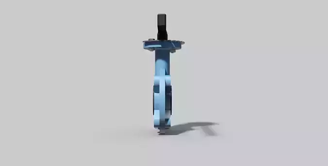 DN50 PN16 - Butterfly valve lug type NC - Autodesk Inventor