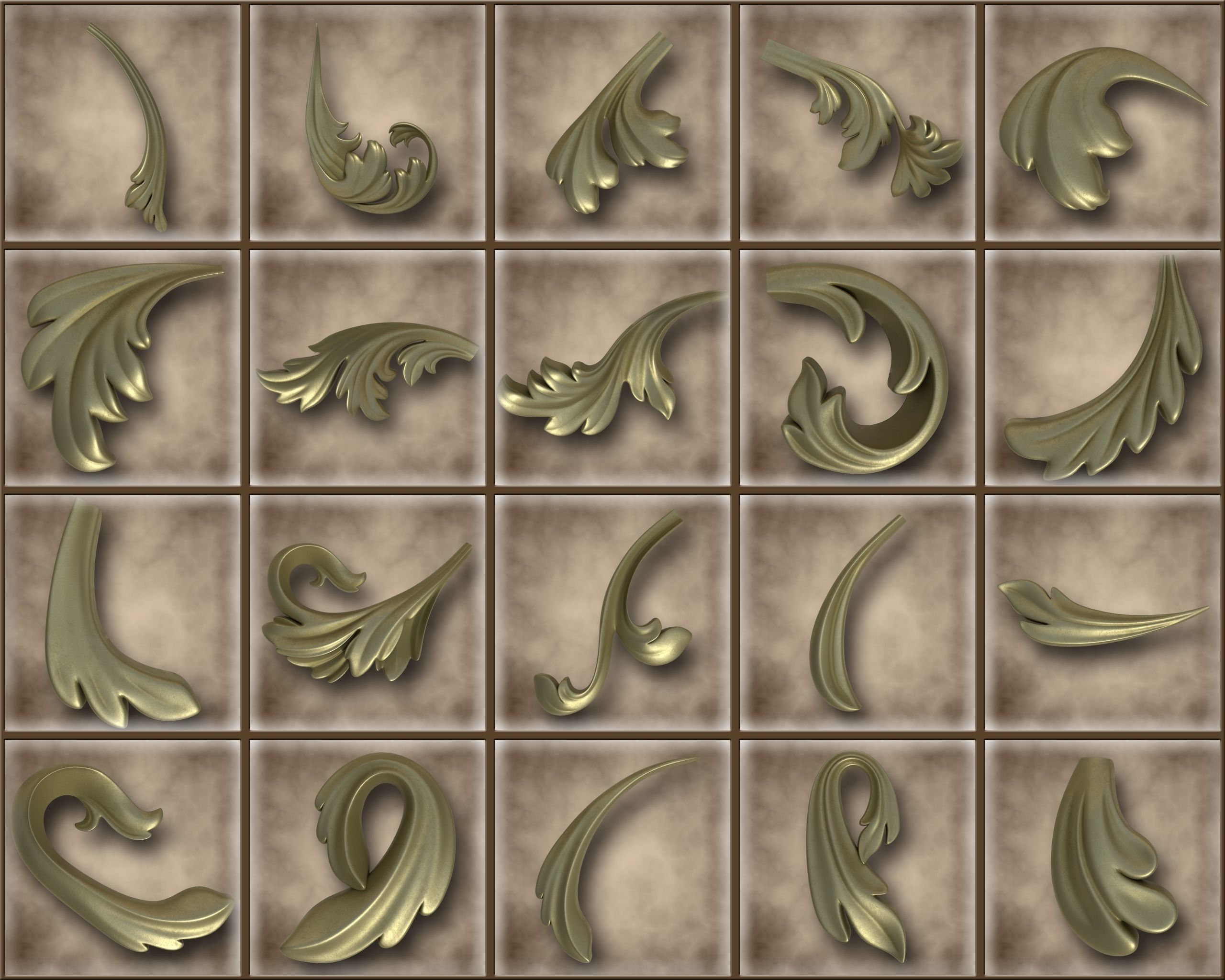 Ornamental Vol 03 3D model_9