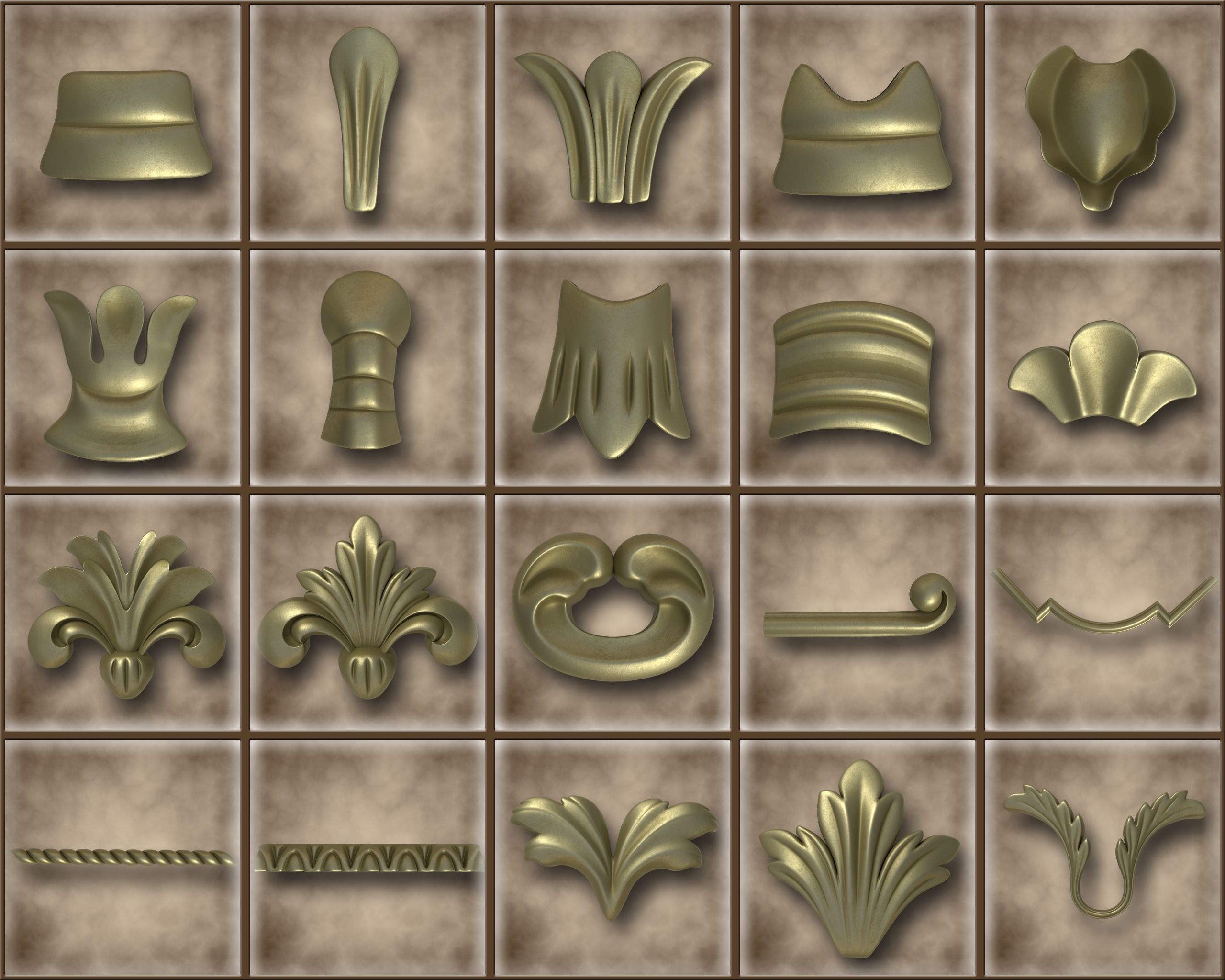 Ornamental Vol 03 3D model_11