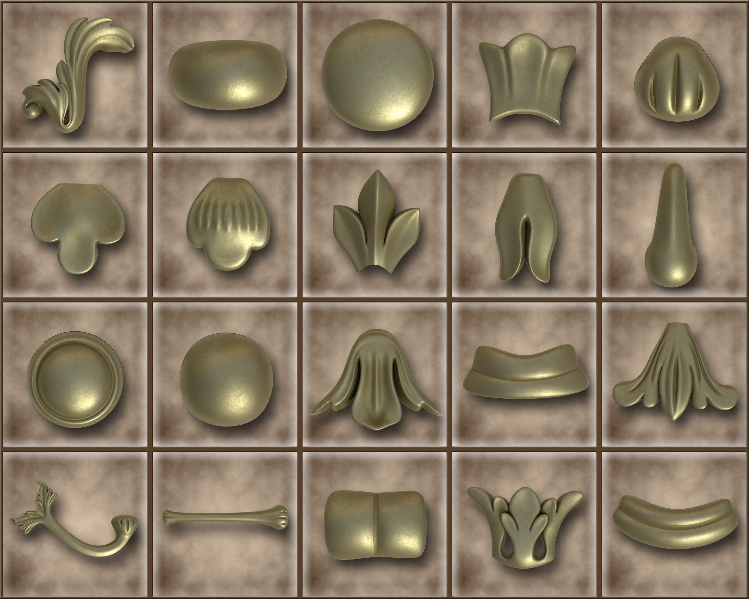 Ornamental Vol 03 3D model_12