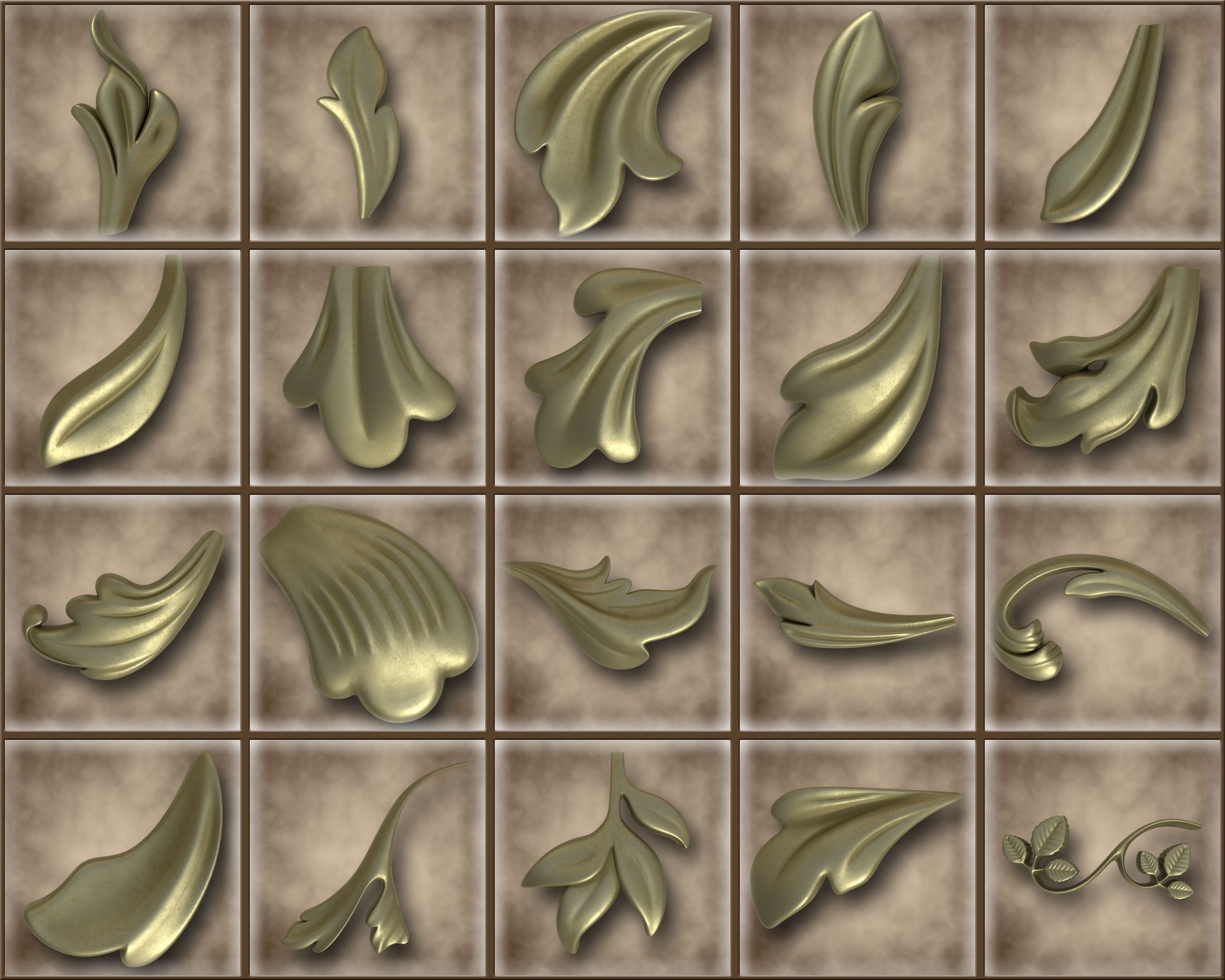 Ornamental Vol 03 3D model_10