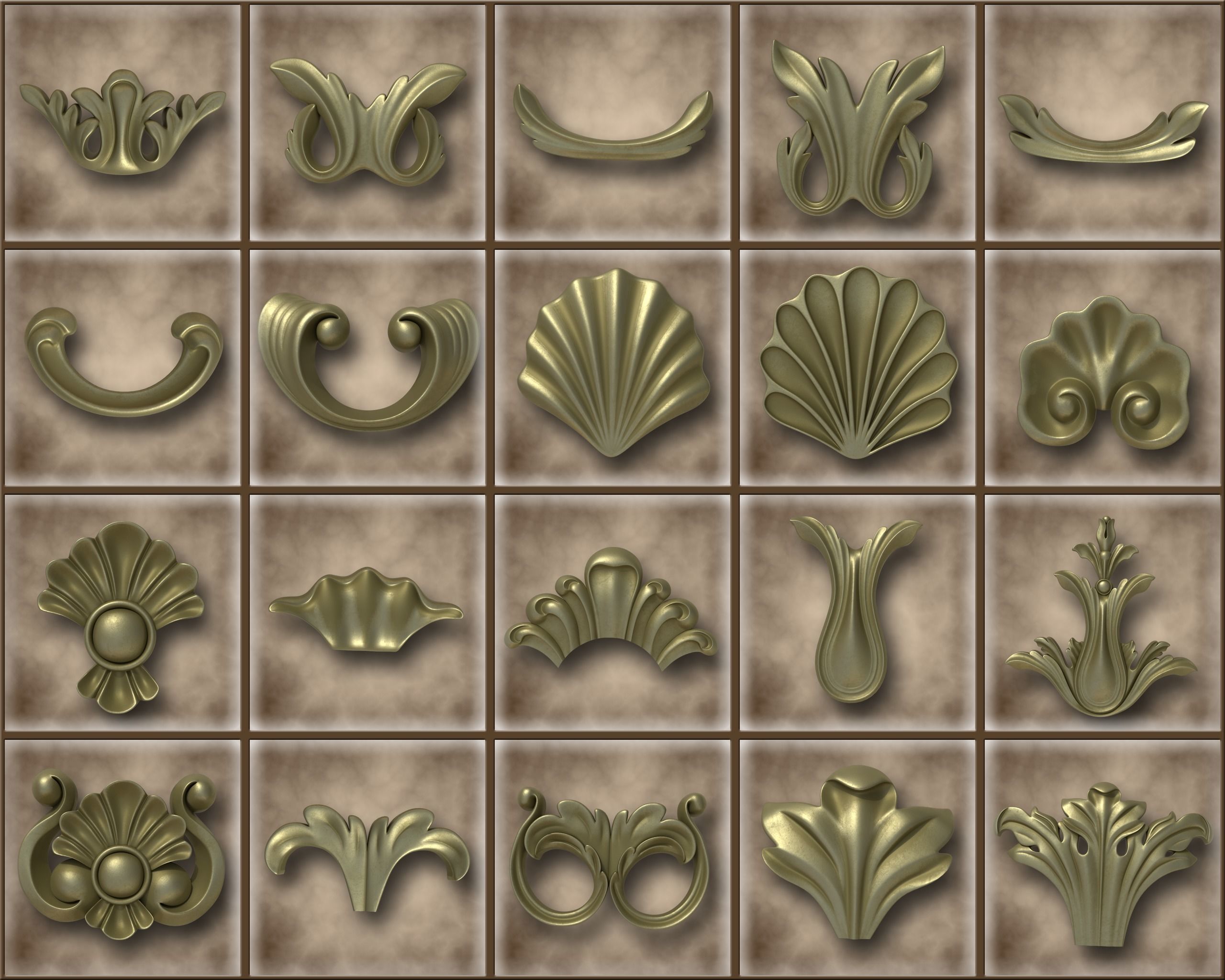 Ornamental Vol 03 3D model_5