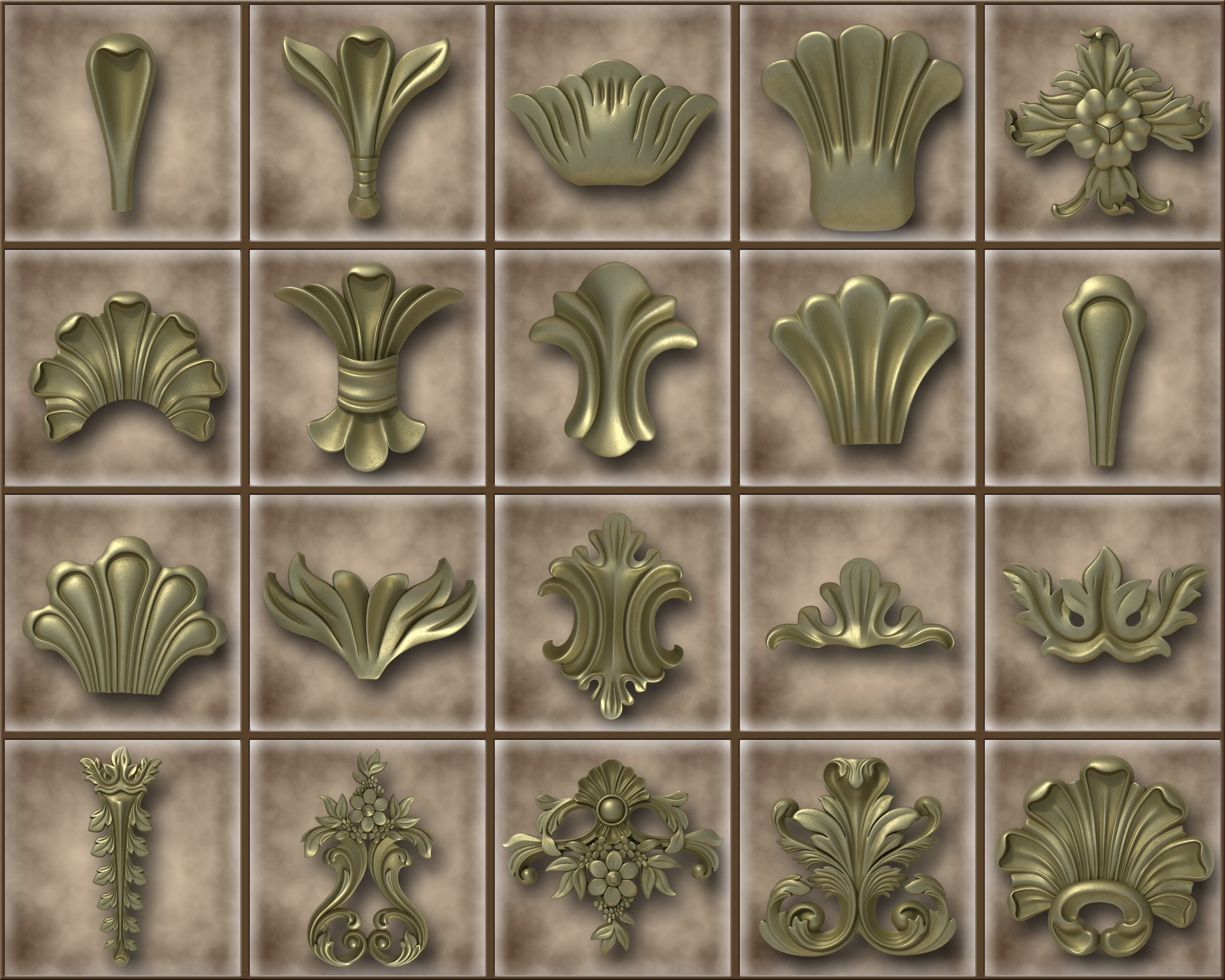 Ornamental Vol 03 3D model_7