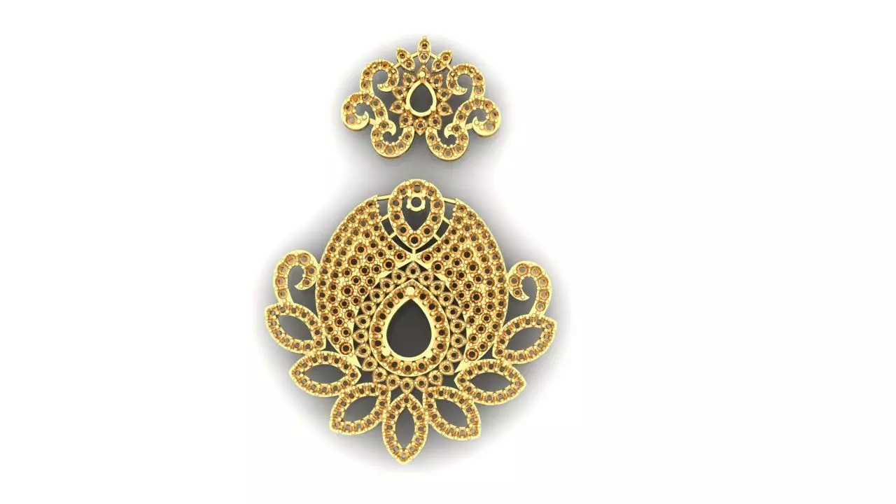 simple design pendant 3D print model