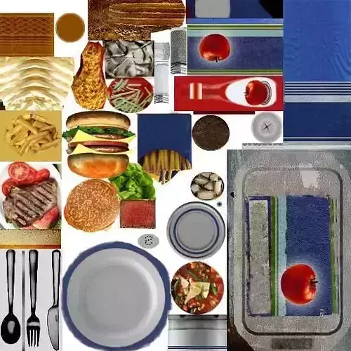 Food Platter Free 3D model