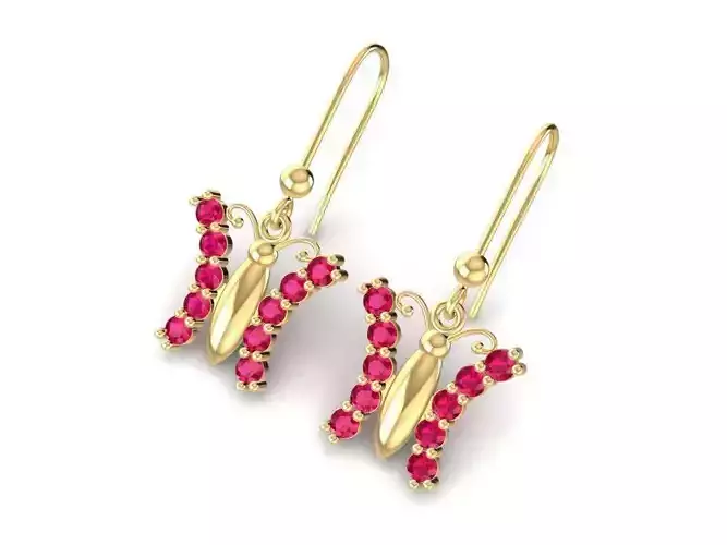 Elegant Multi Gemstone Drop Earrings for Women 1461