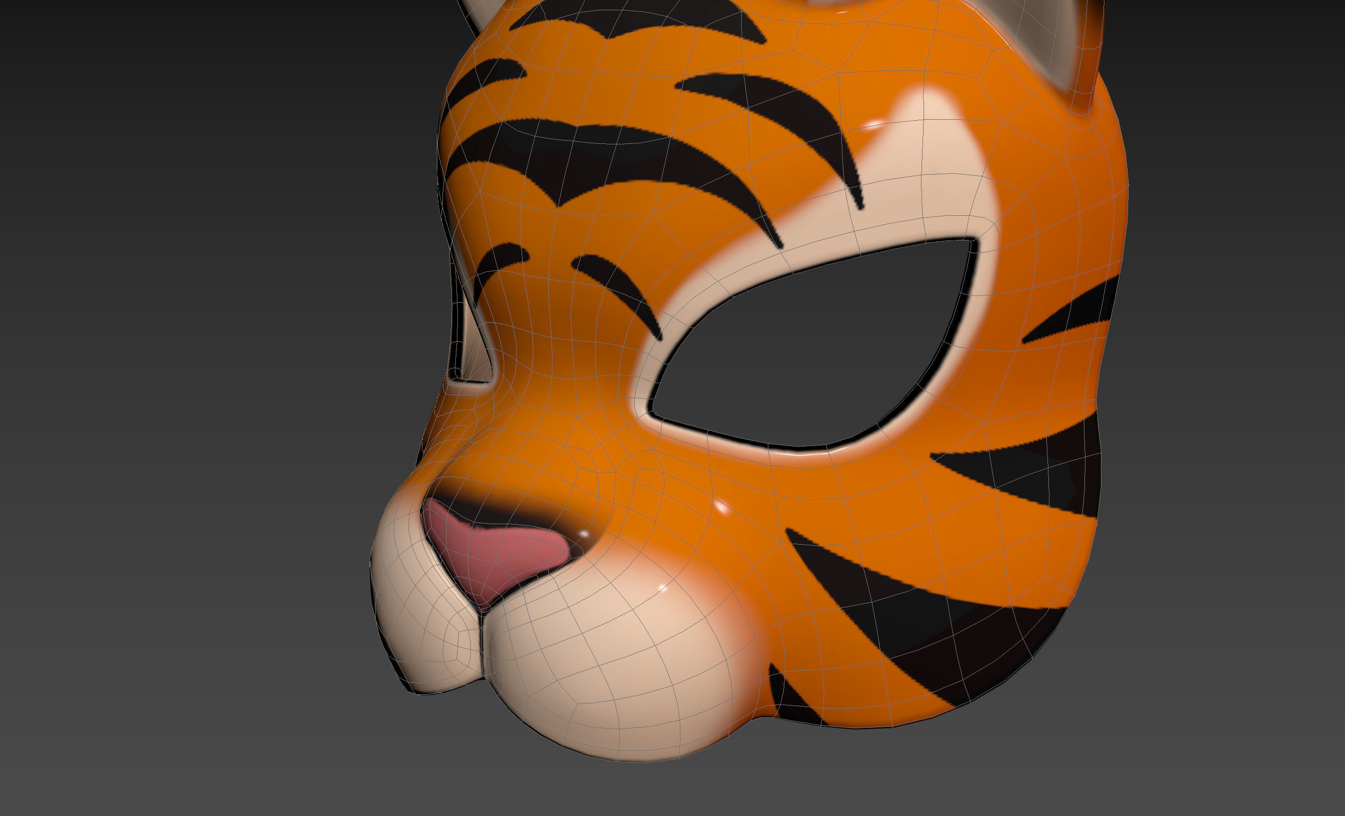 Tiger Mask  3D model_21