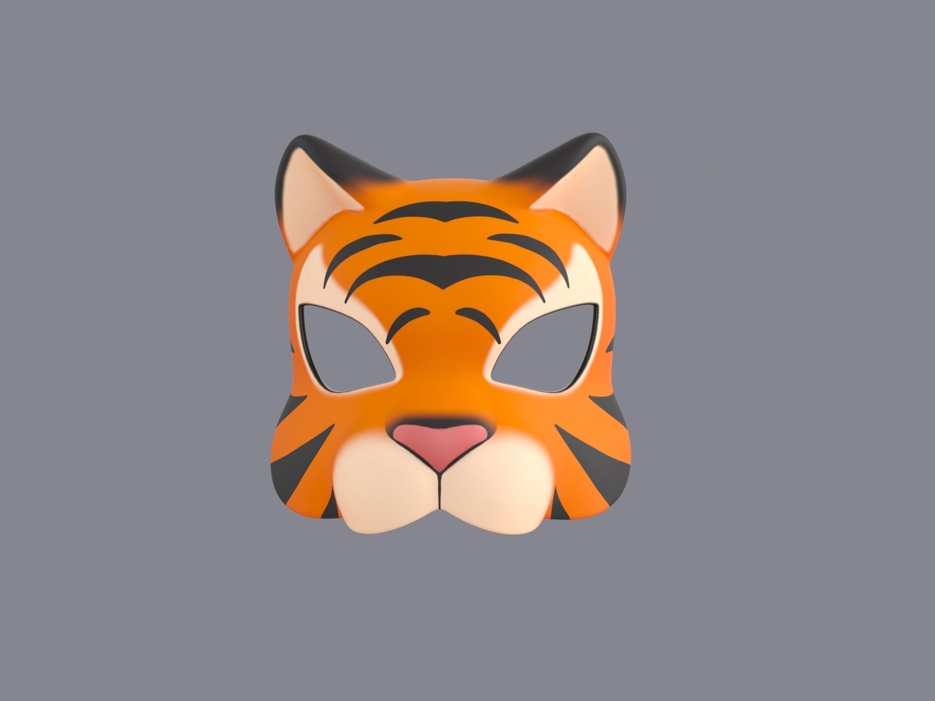 Tiger Mask  3D model_1