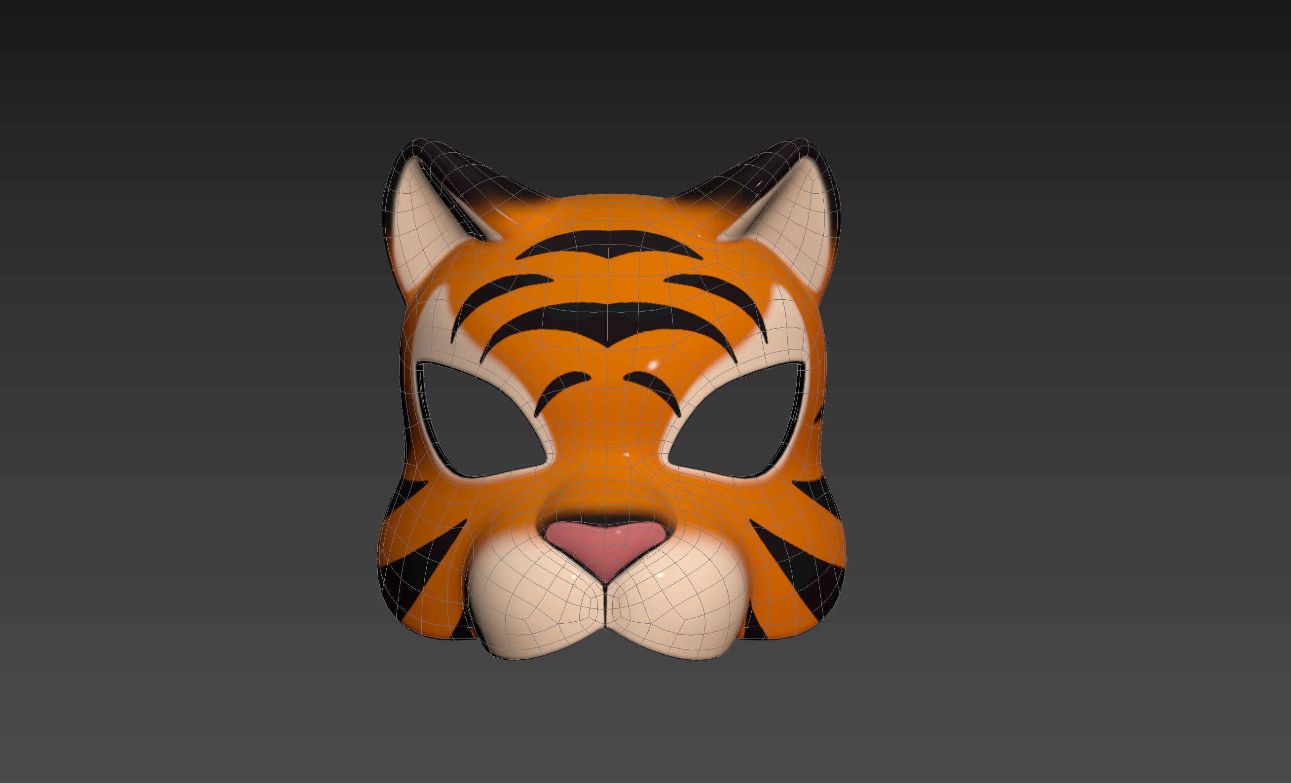 Tiger Mask  3D model_13