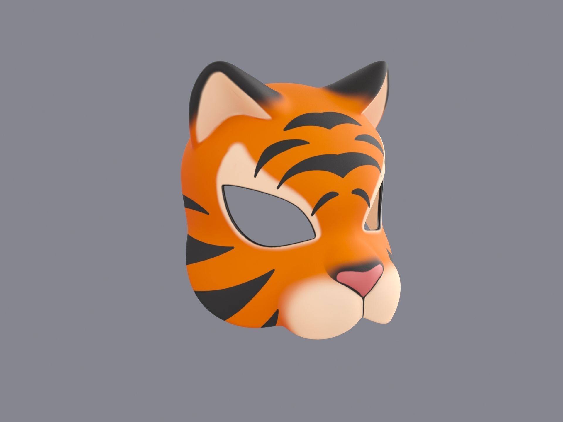 Tiger Mask  3D model_2