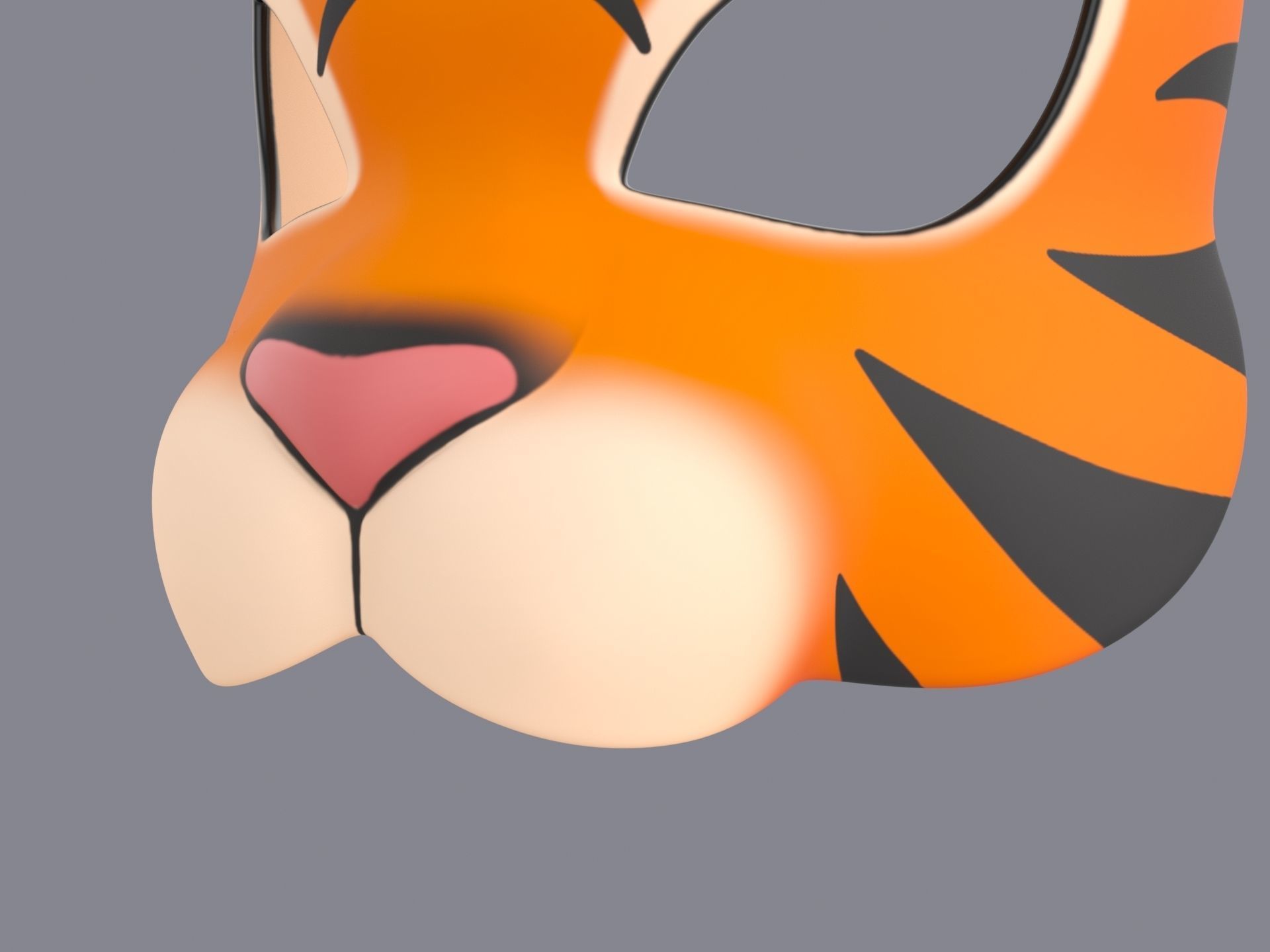 Tiger Mask  3D model_8