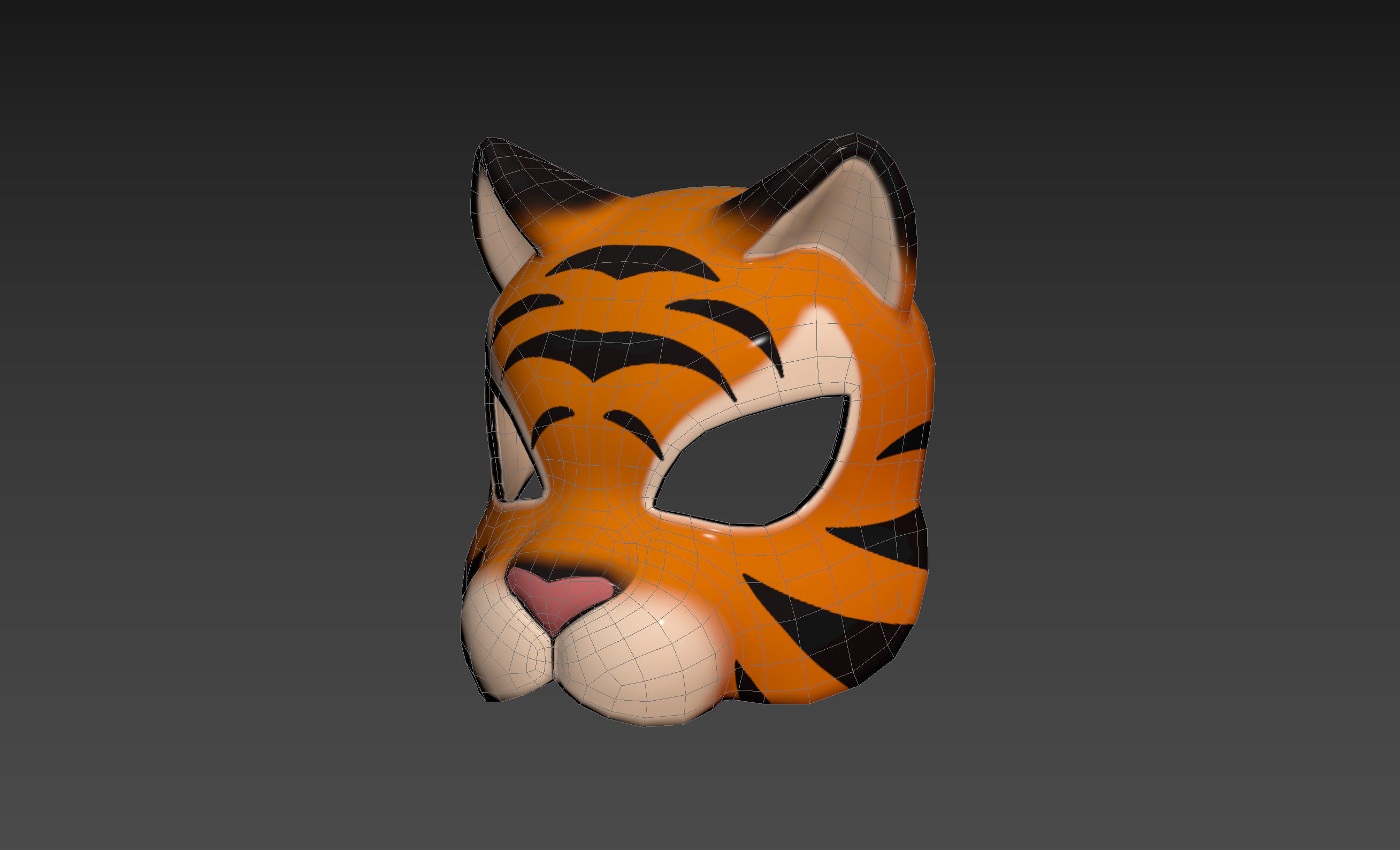 Tiger Mask  3D model_11