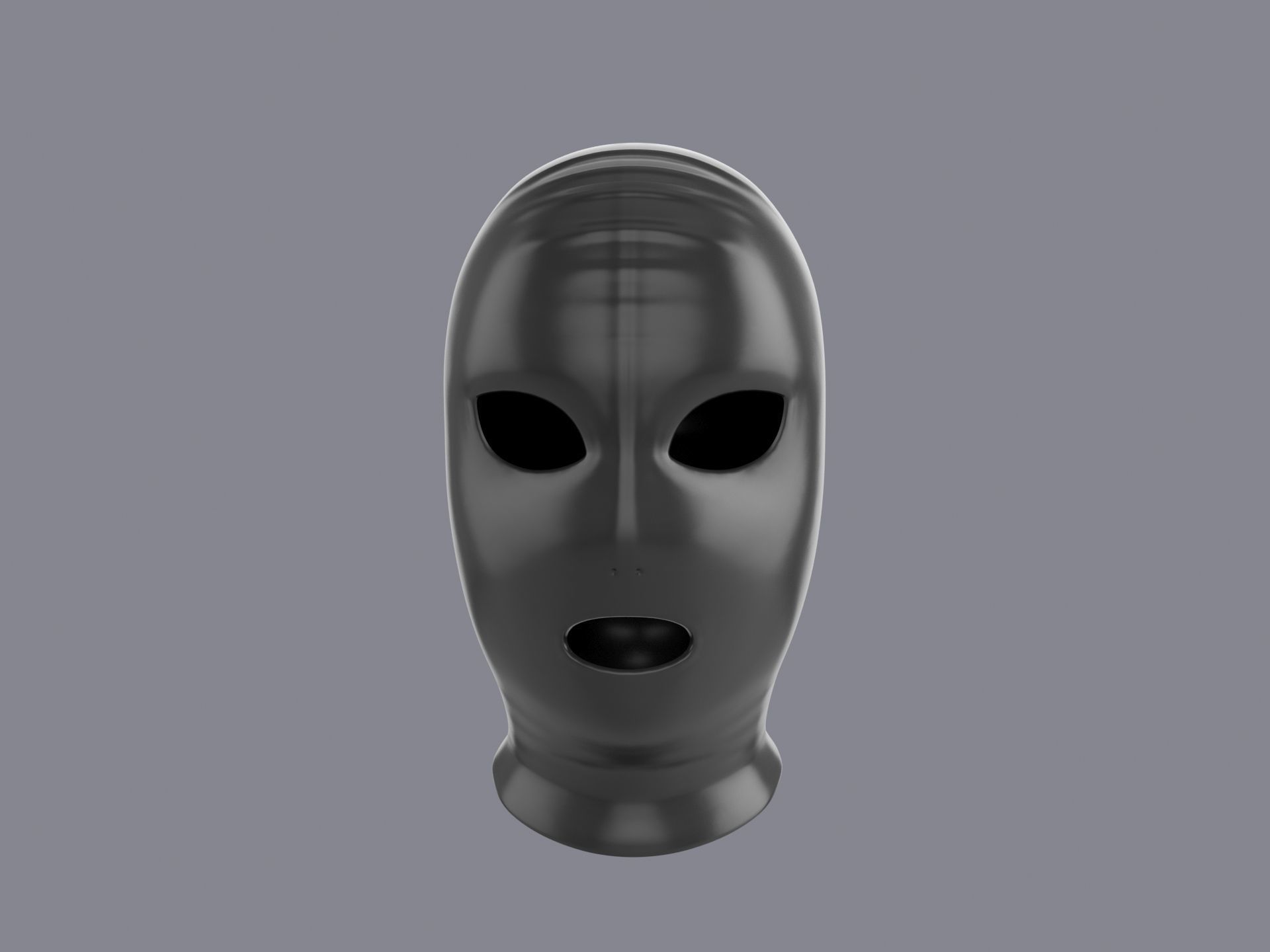 Latex Mask 3D model_1