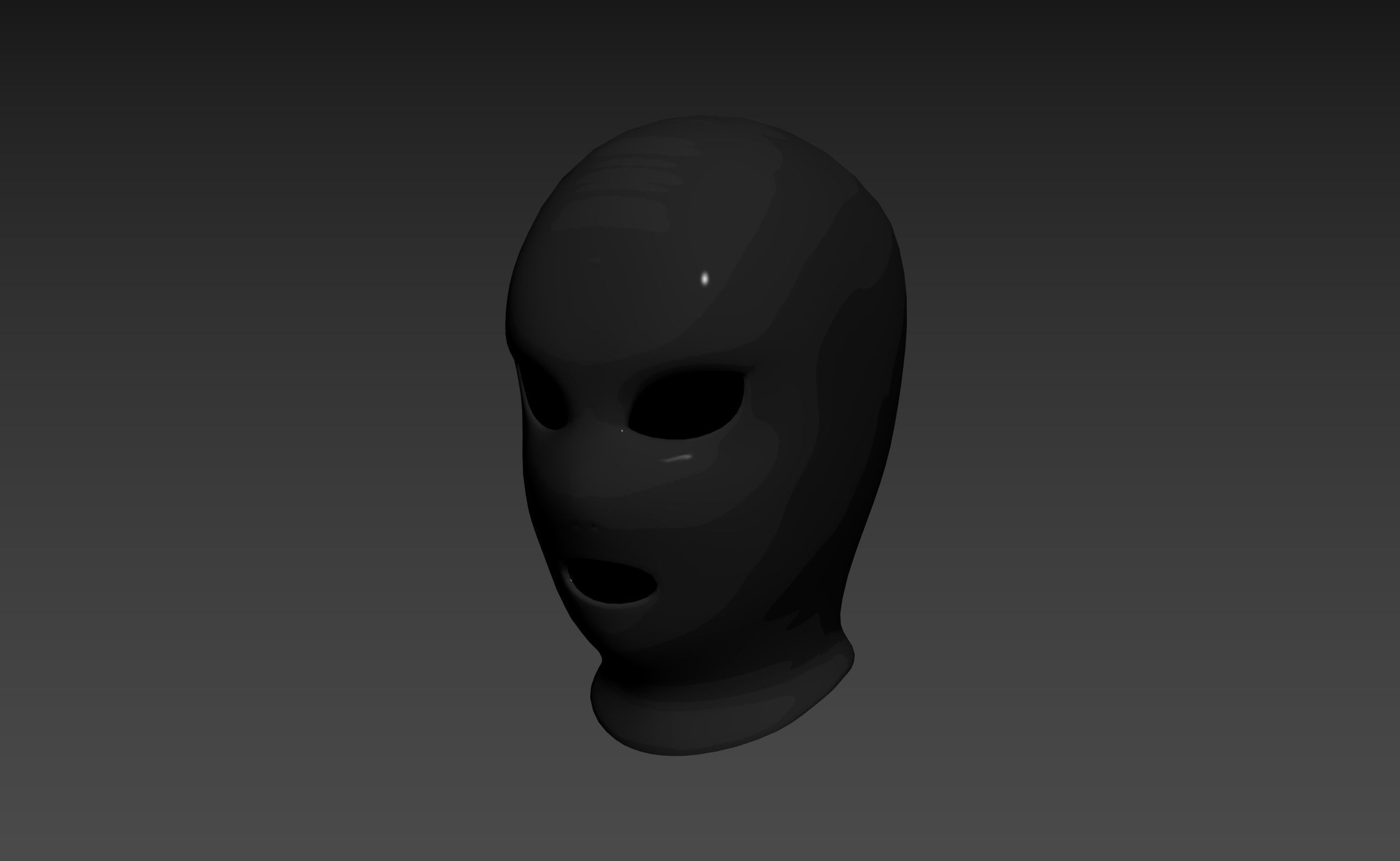 Latex Mask 3D model_10