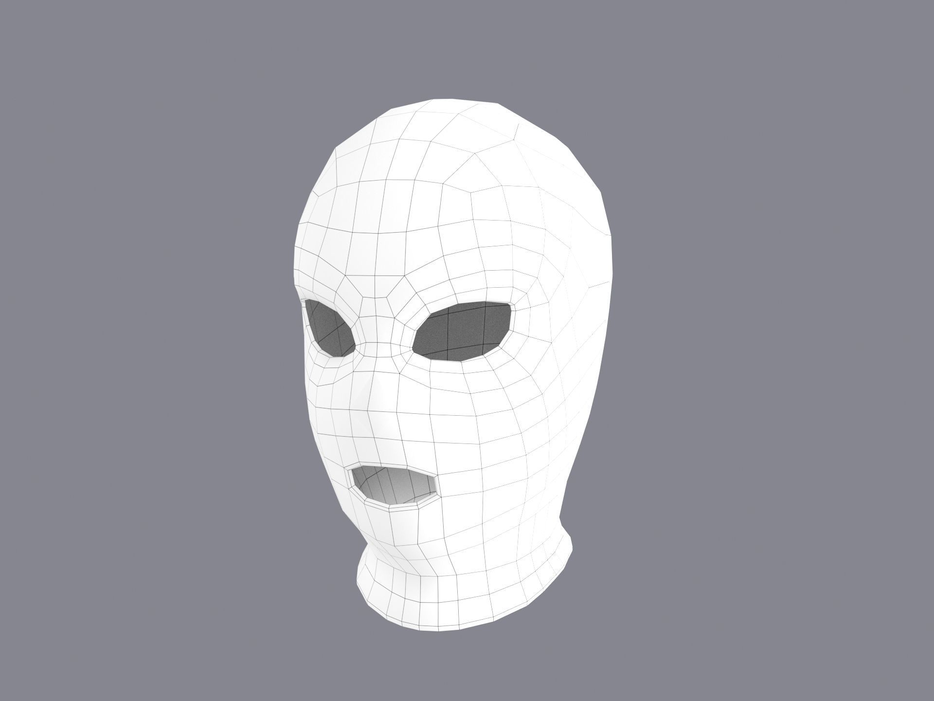 Latex Mask 3D model_22
