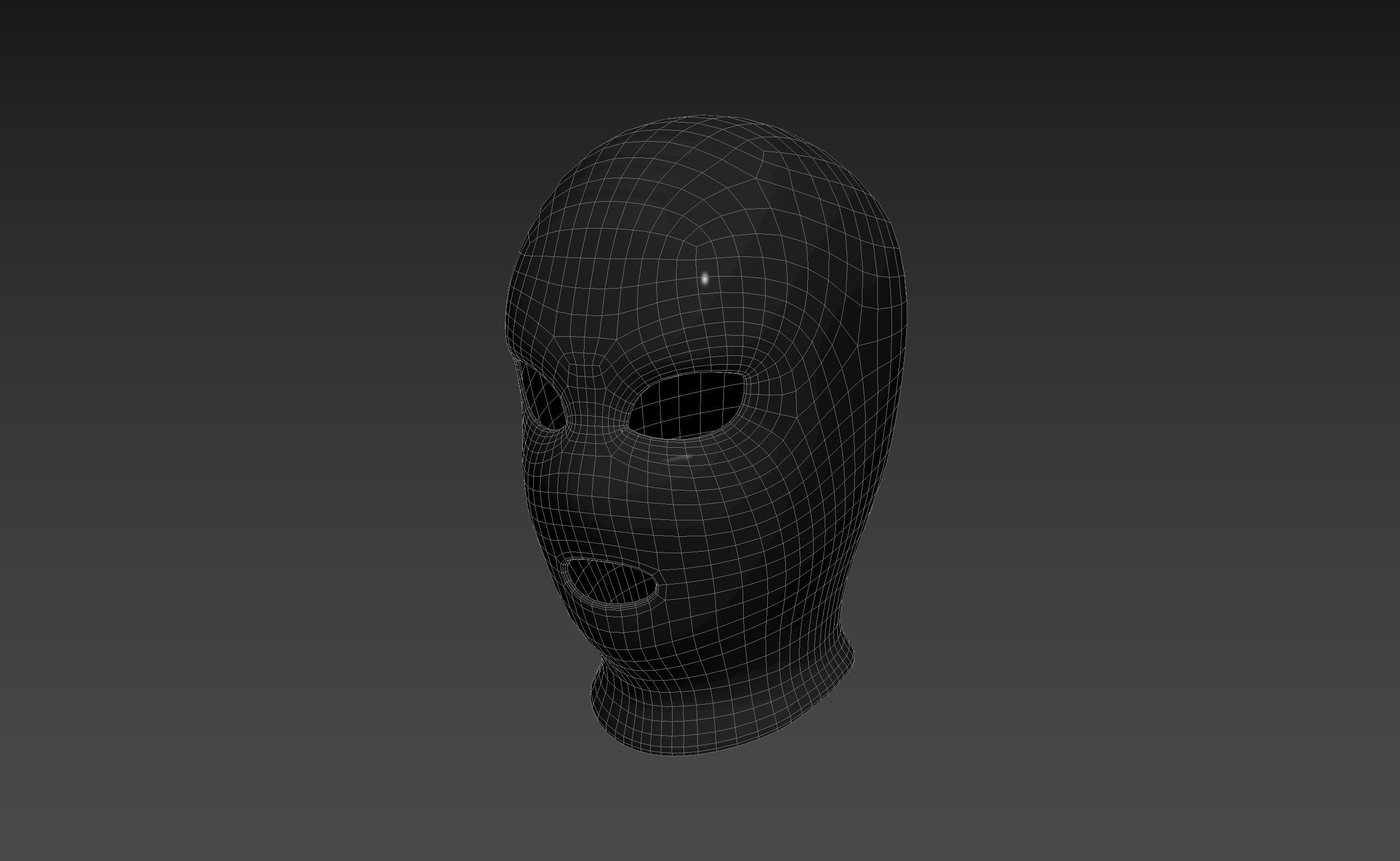 Latex Mask 3D model_12