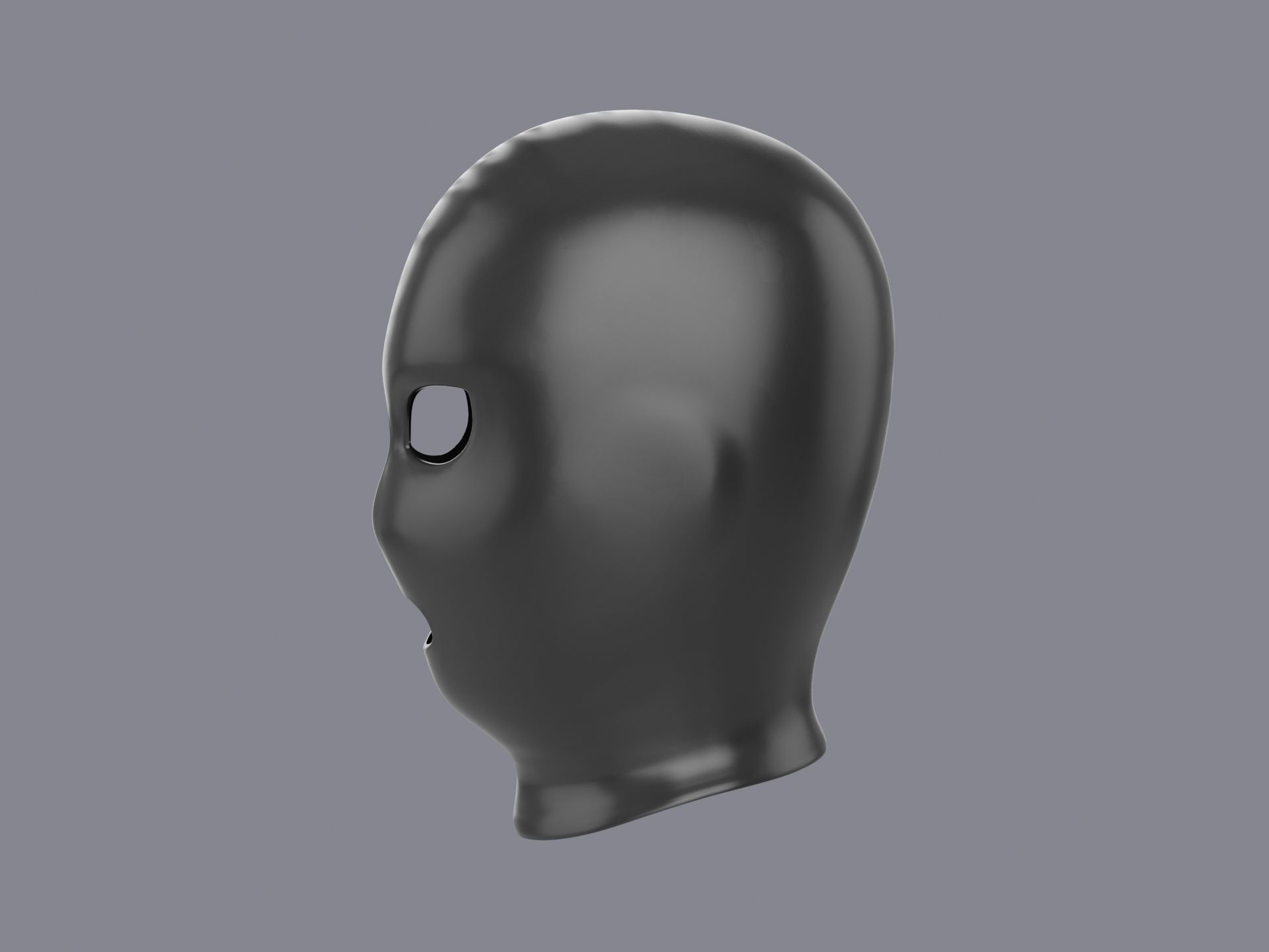Latex Mask 3D model_7