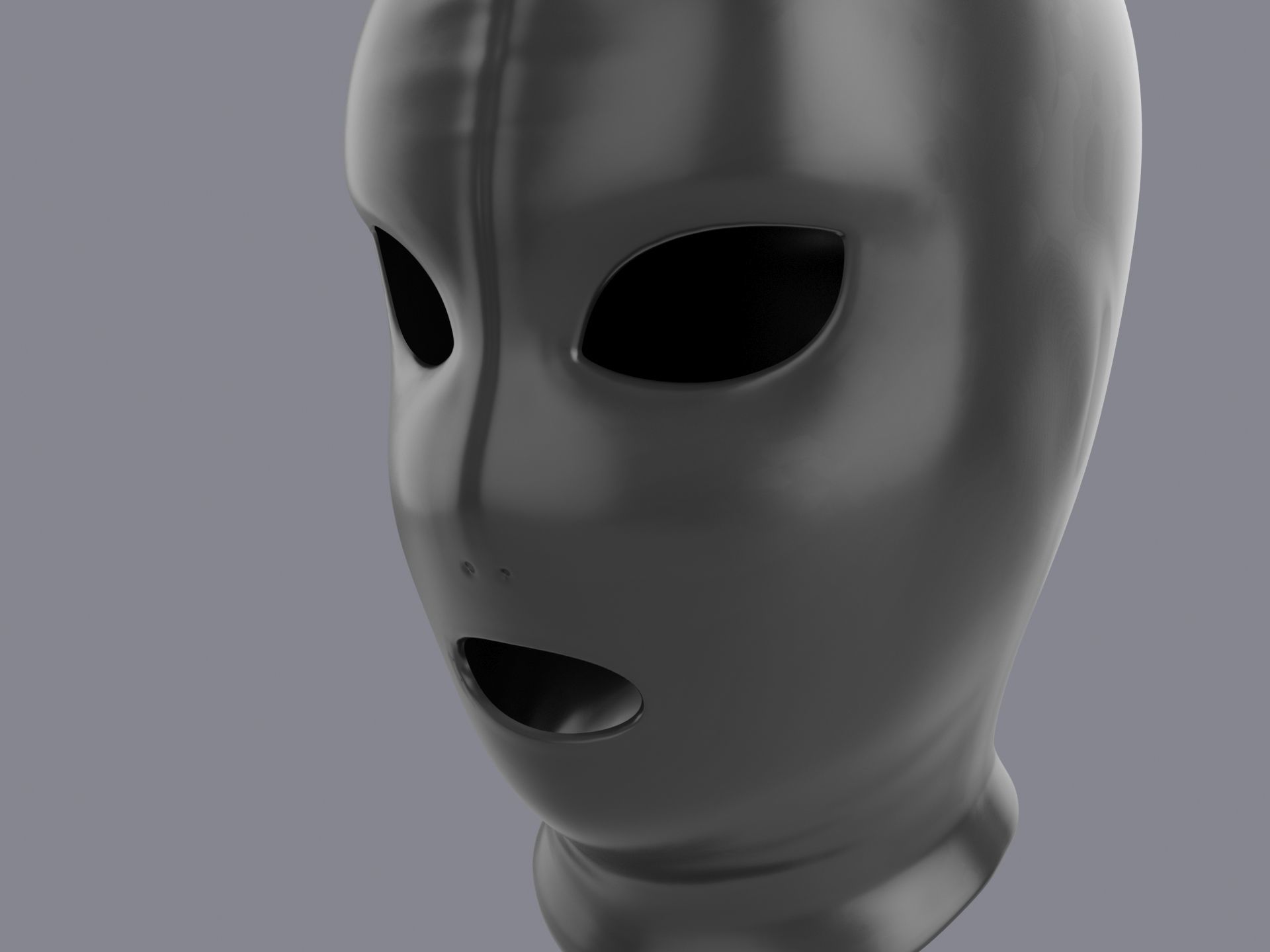 Latex Mask 3D model_9