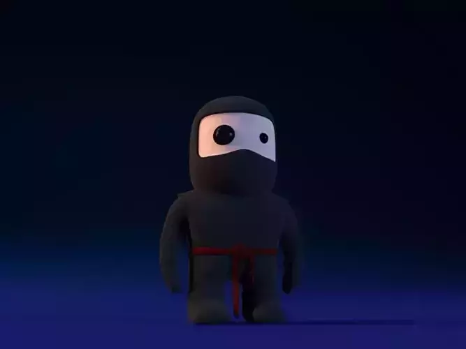 Cartoon Ninja - Not Rigged