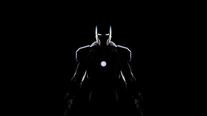 Iron Man head 3D model