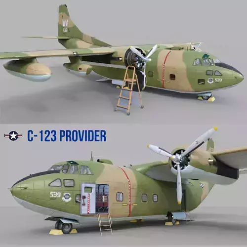 C-123 Provider 3D model