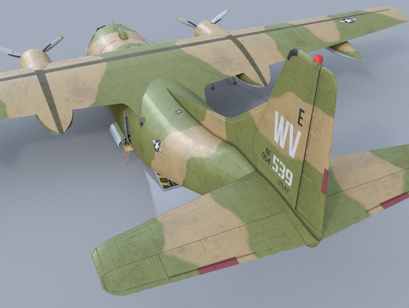 C-123 Provider 3D model_10