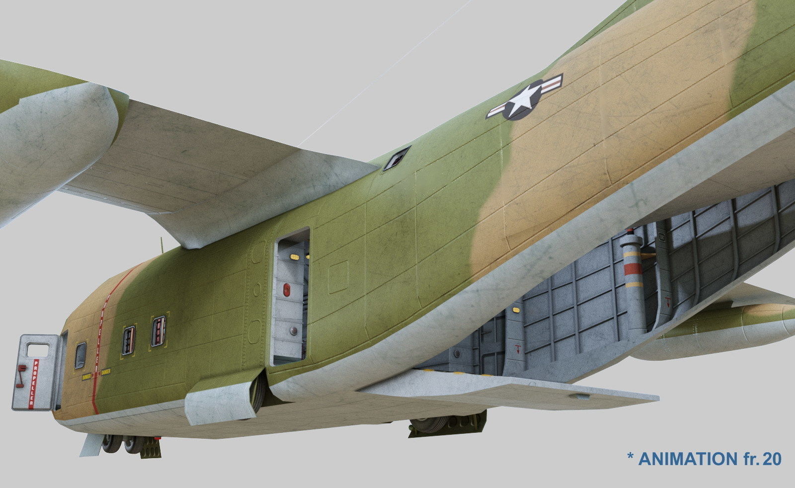 C-123 Provider 3D model_12