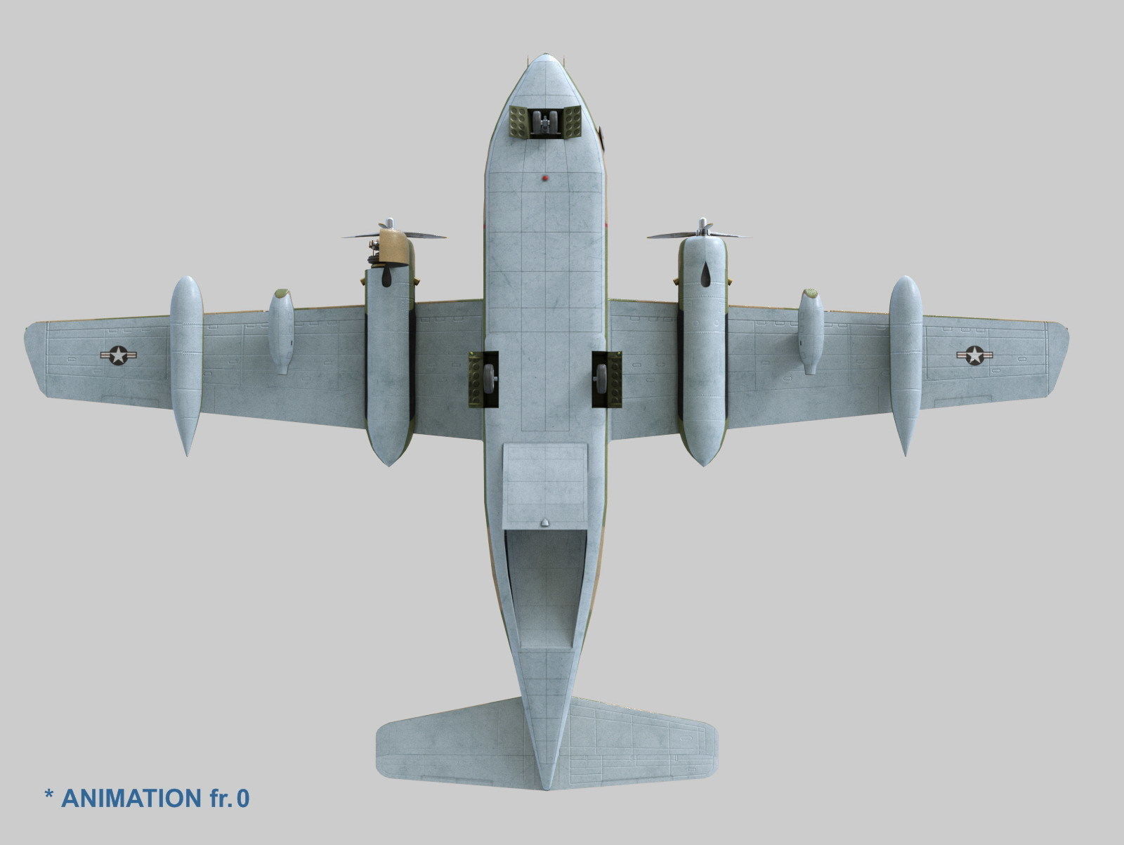 C-123 Provider 3D model_8
