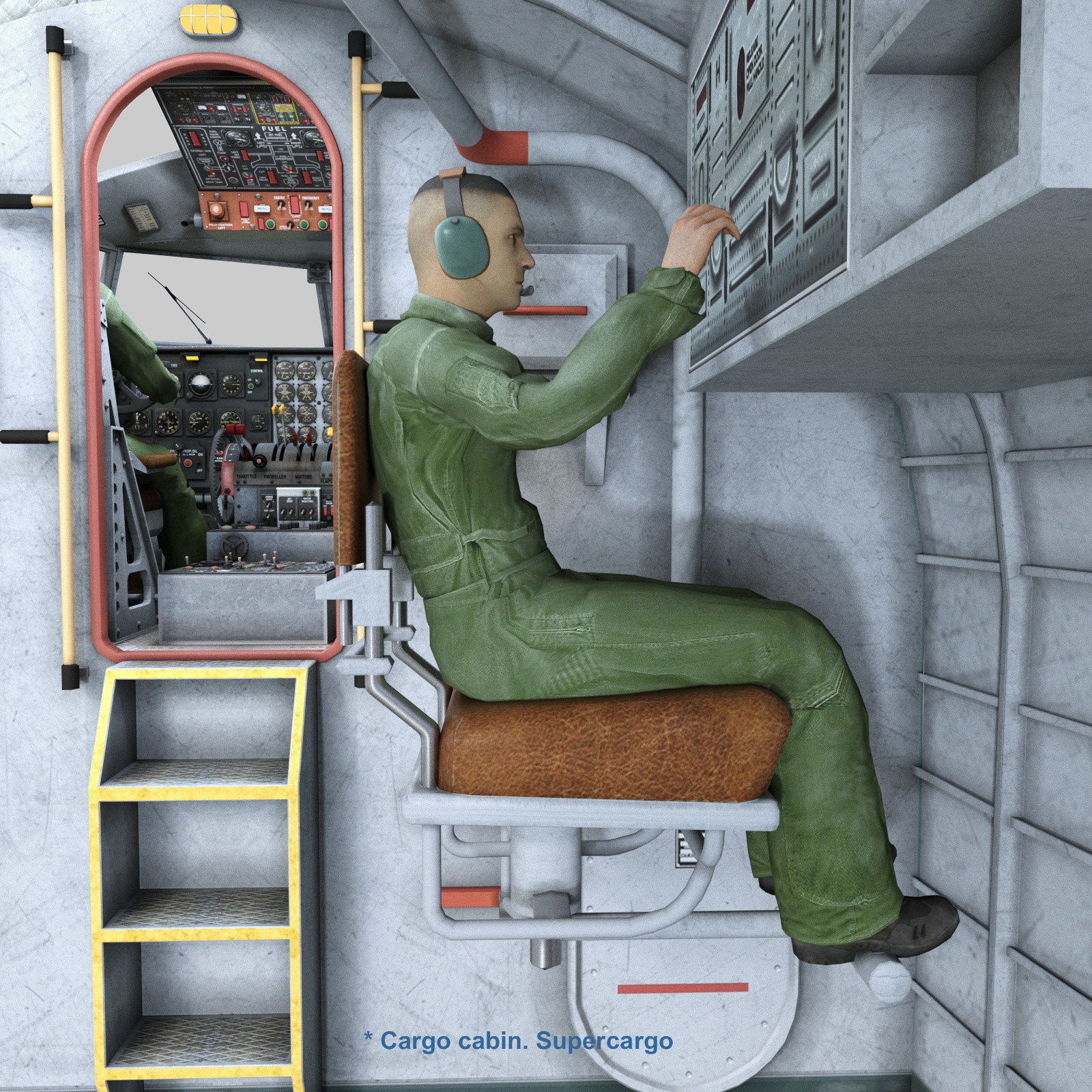 C-123 Provider 3D model_18