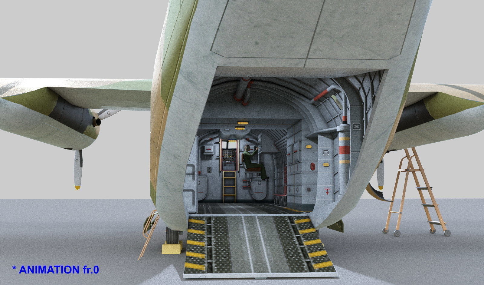 C-123 Provider 3D model_4