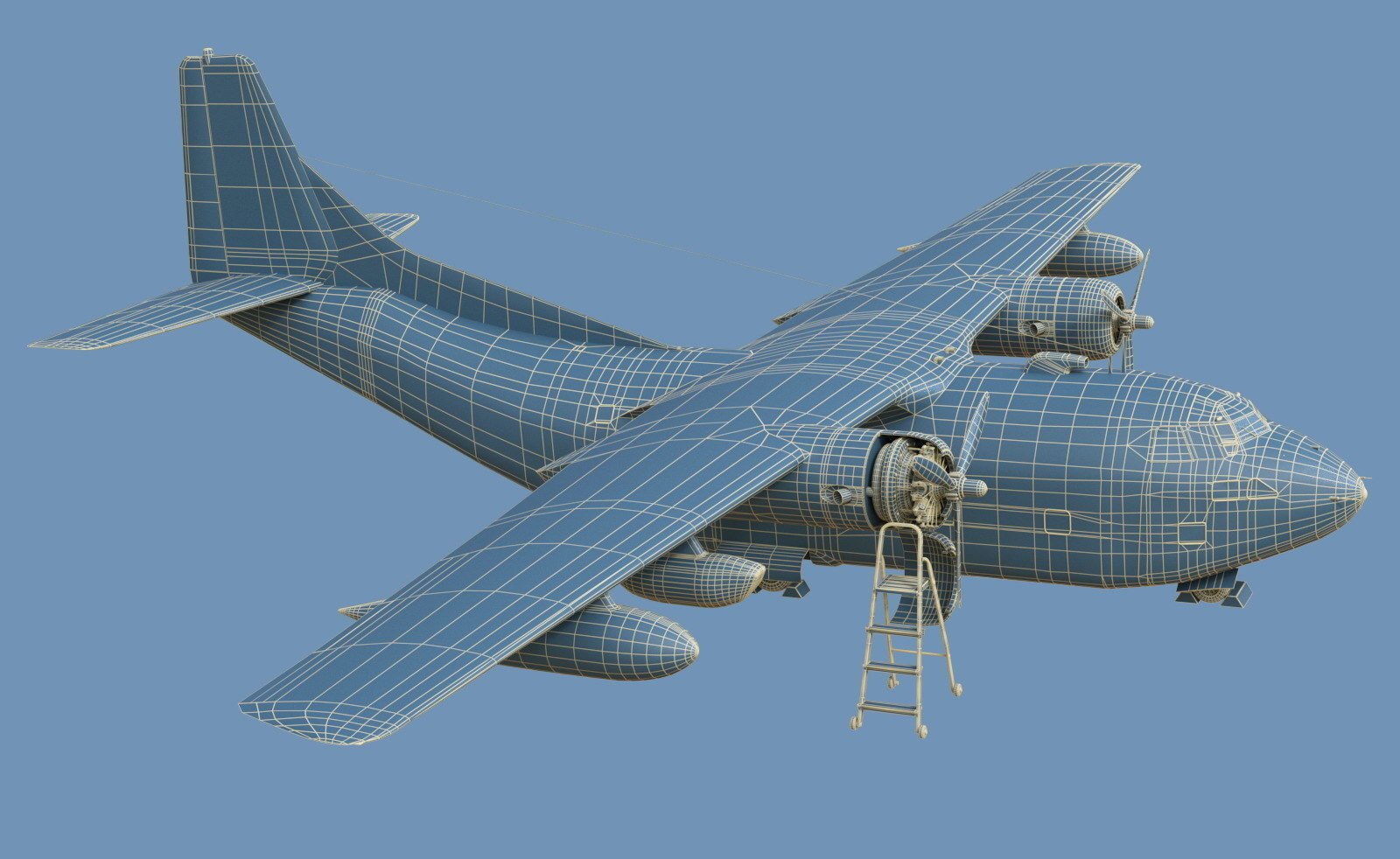 C-123 Provider 3D model_21
