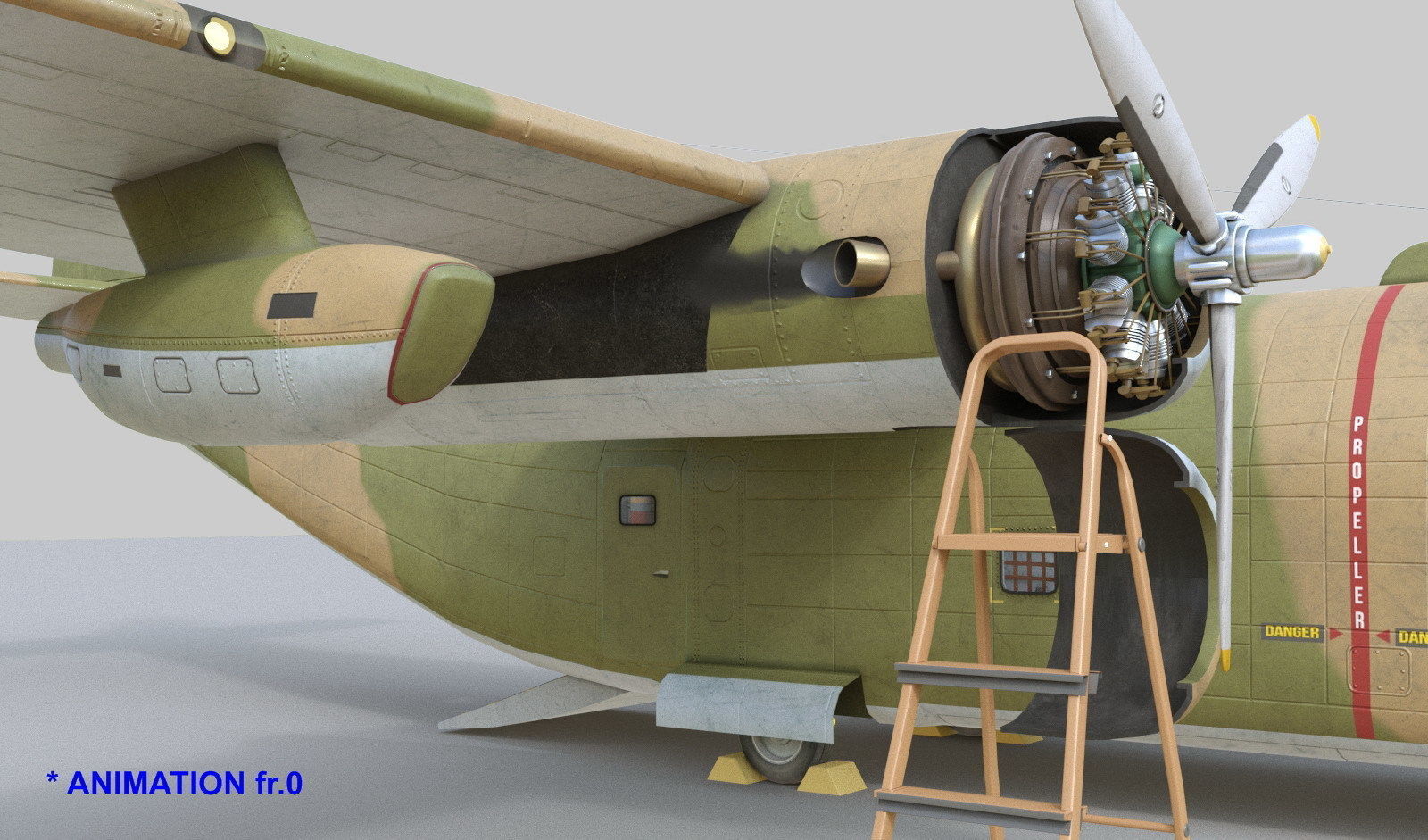 C-123 Provider 3D model_3