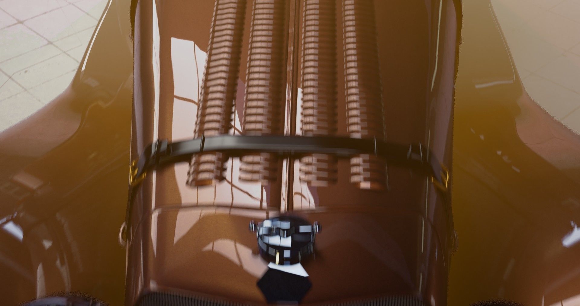 Vintage Car Shot - Blender Low-poly 3d Model Low-poly 3D model_4