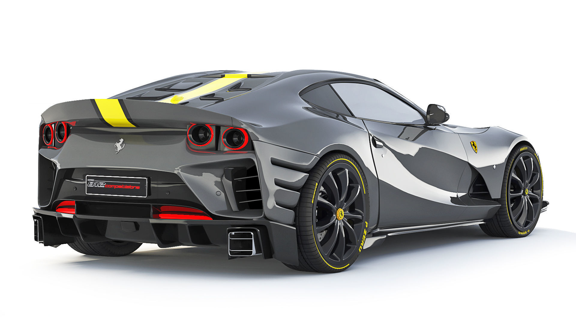 Ferrari 812 Competizione 2022 3D model_1