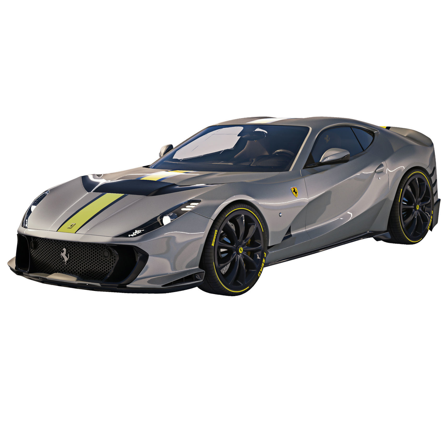 Ferrari 812 Competizione 2022 3D model_7