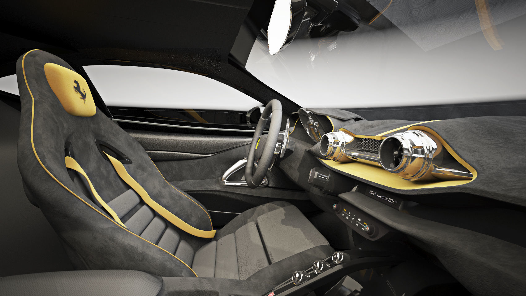 Ferrari 812 Competizione 2022 3D model_8