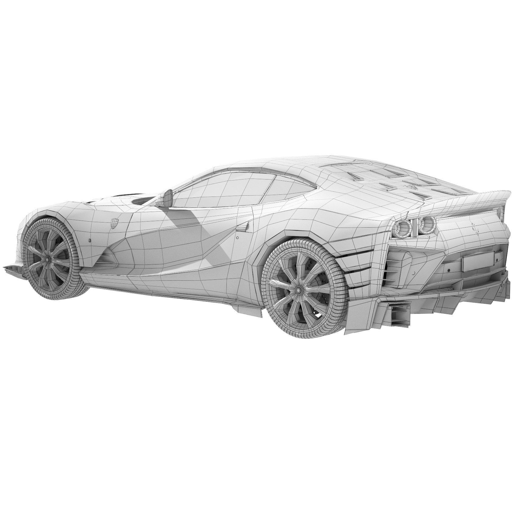 Ferrari 812 Competizione 2022 3D model_5