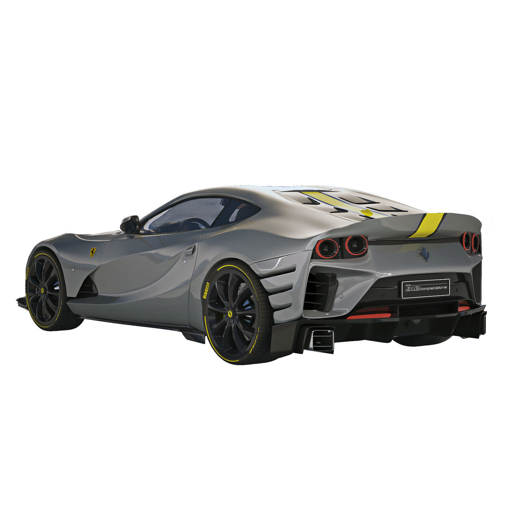 Ferrari 812 Competizione 2022 3D model_12