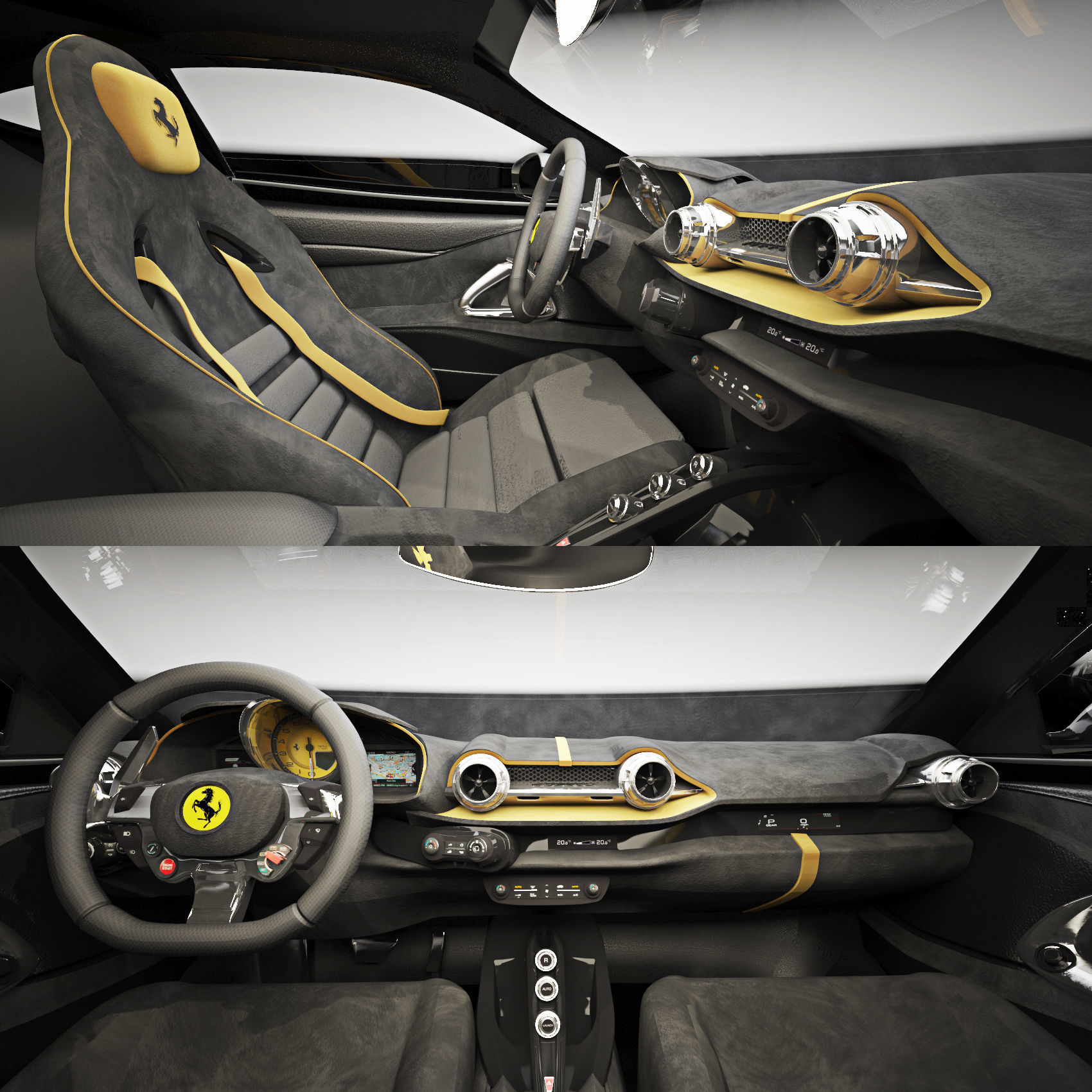 Ferrari 812 Competizione 2022 3D model_10
