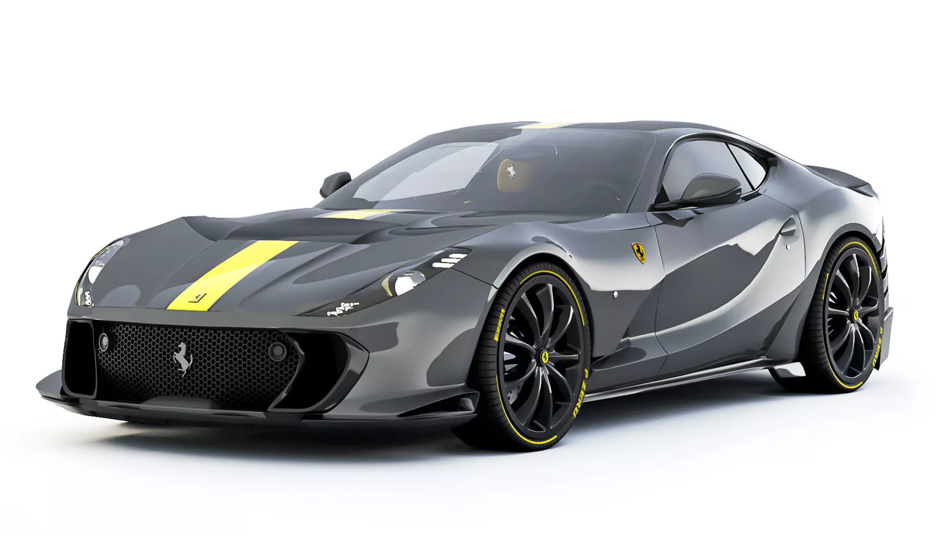 Ferrari 812 Competizione 2022 3D model_0
