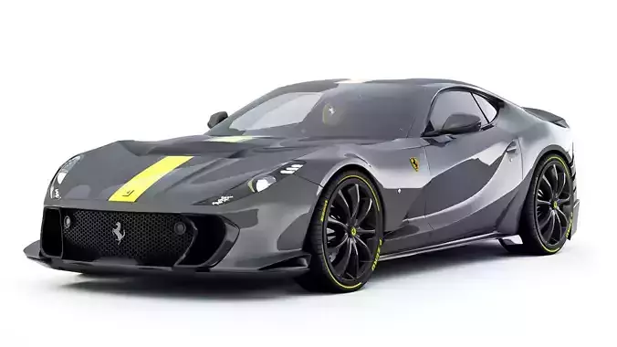 Ferrari 812 Competizione 2022 3D model