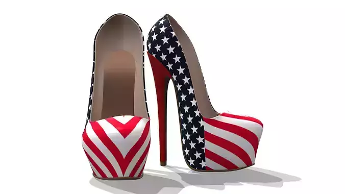 American Flag Pumps