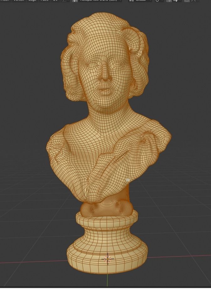 Constanza Bonarelli  Berninis Bust for PBR ARCHVIZ REALTIME Low-poly 3D model_7