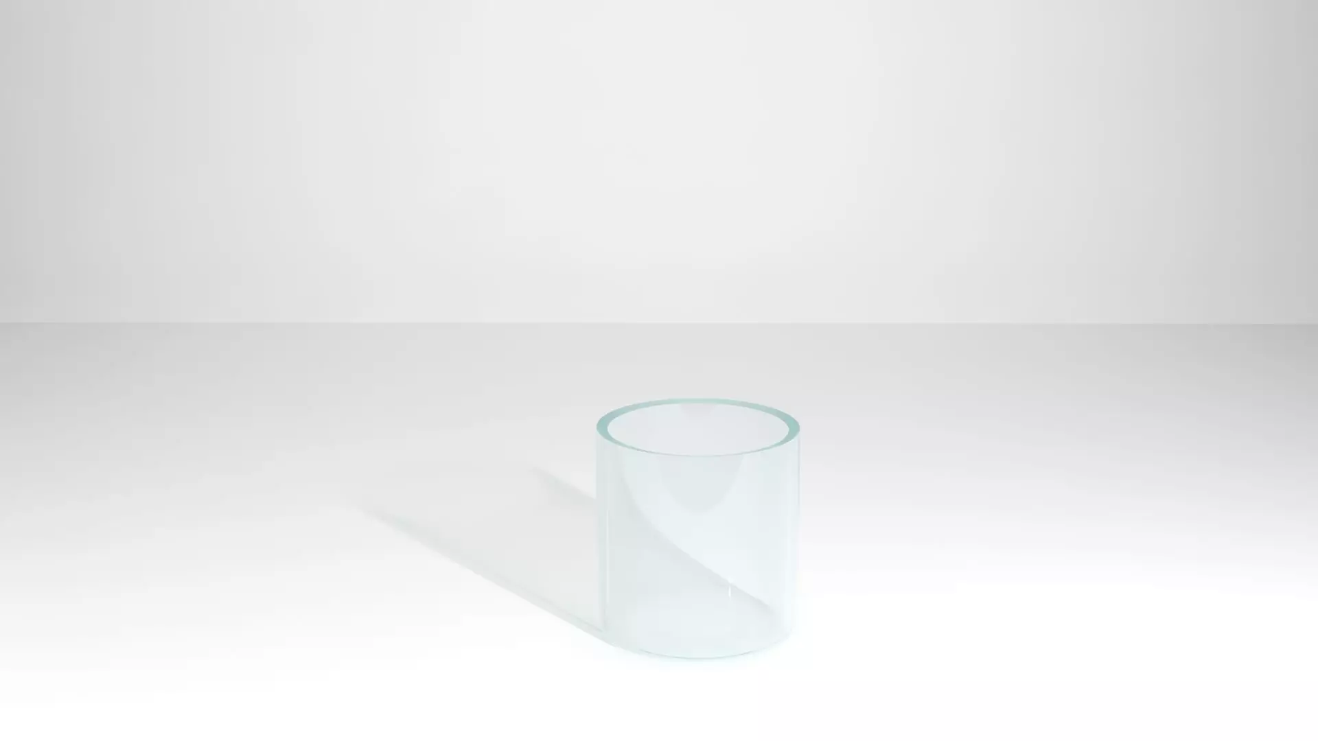 glass clear vase 3D model_0