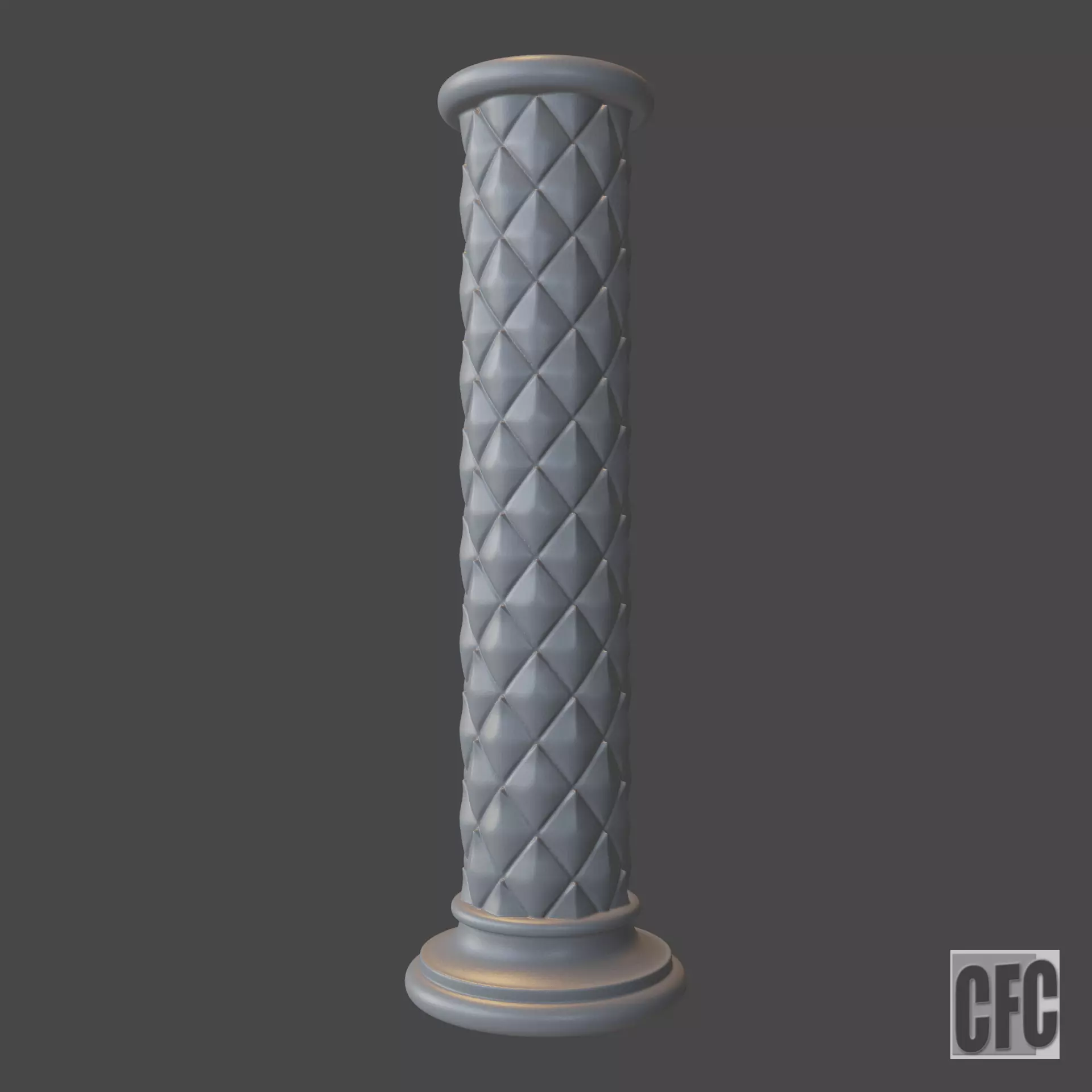 Goth shaft - 3d model for CNC - GothShaftCFC07 3D print model_0