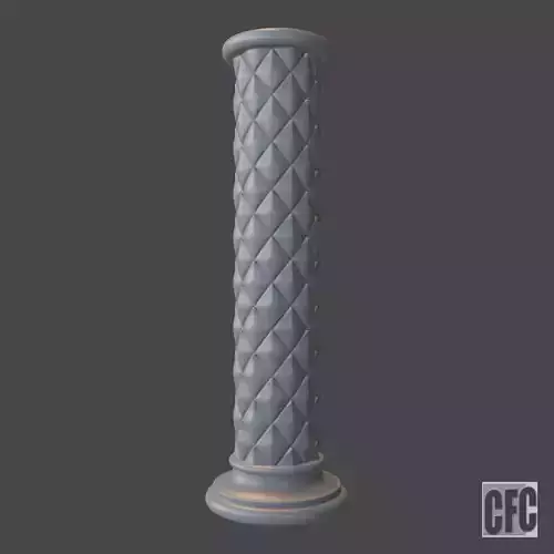 Goth shaft - 3d model for CNC - GothShaftCFC07 3D print model