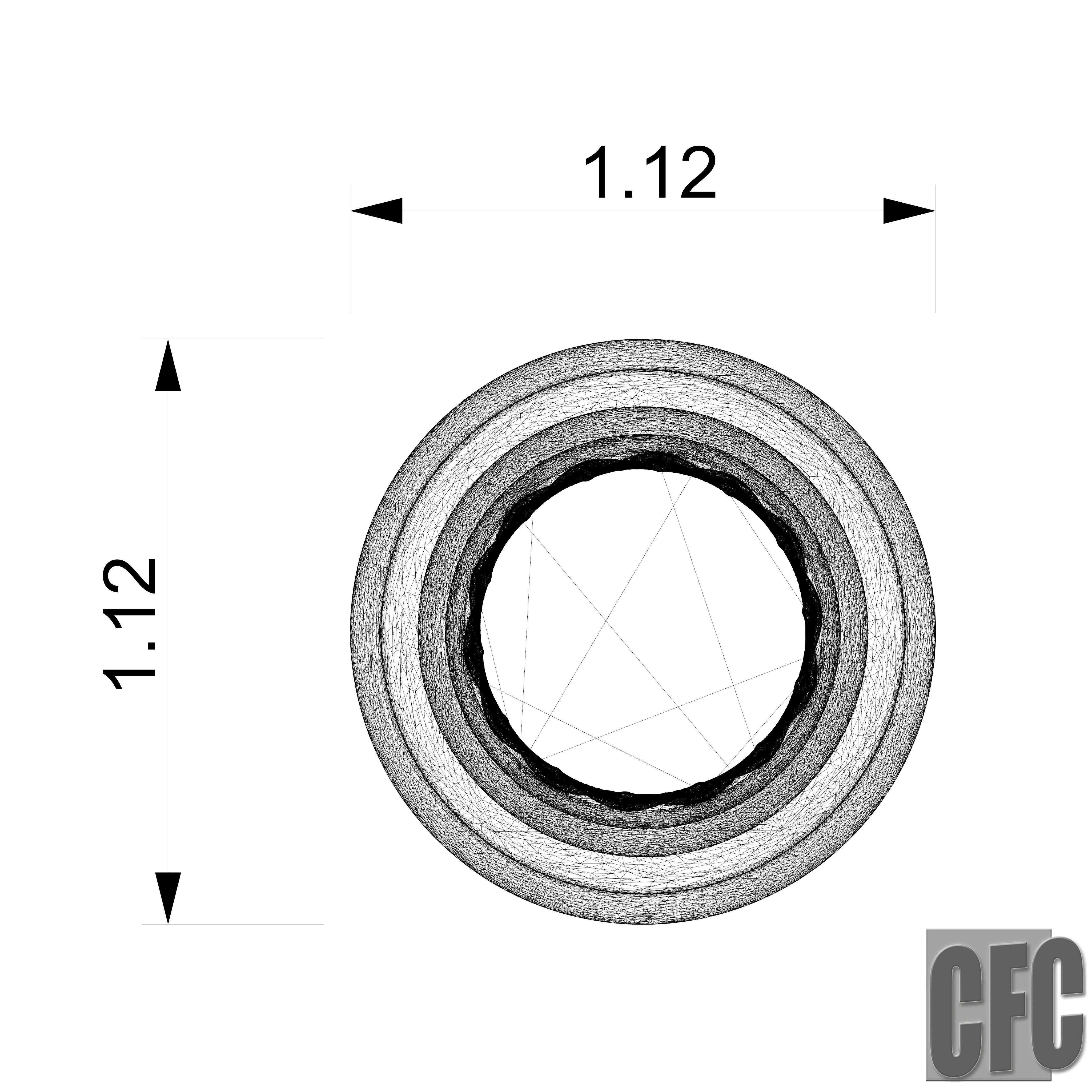 Goth shaft - 3d model for CNC - GothShaftCFC07 3D print model_17