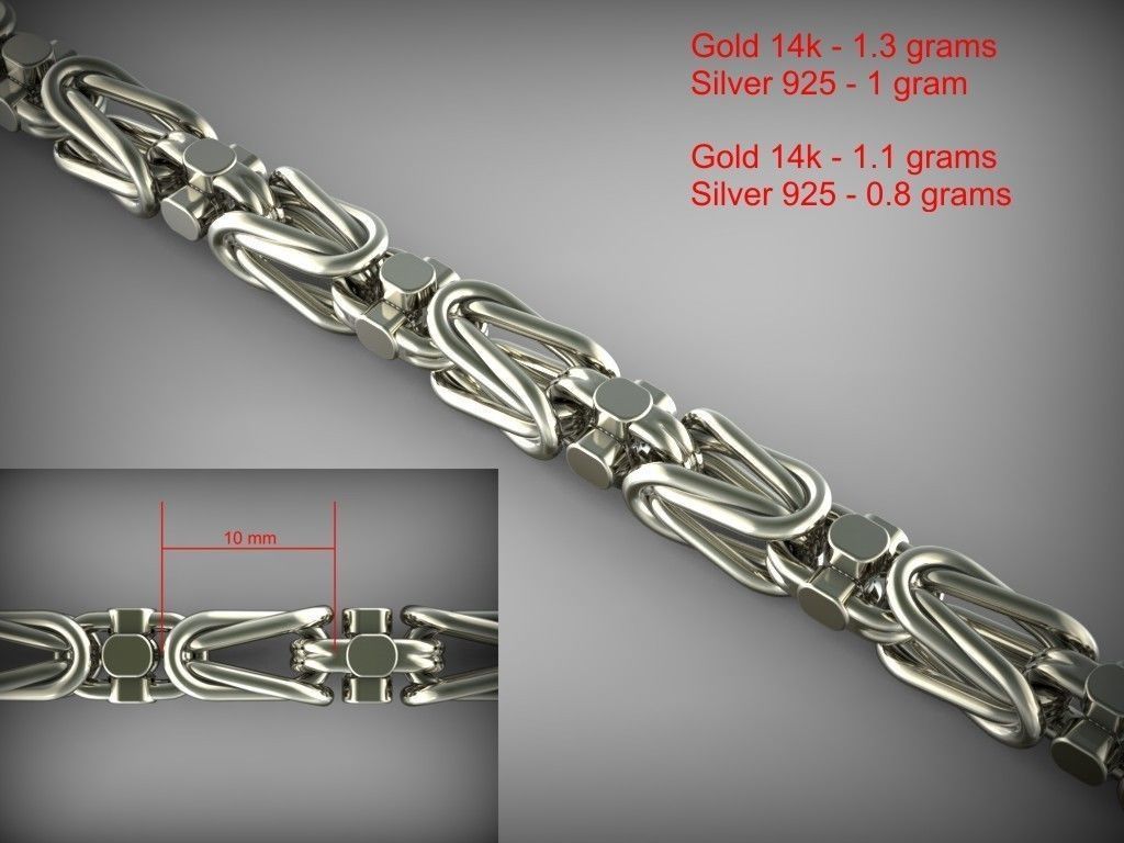 Chain Link 85 3D print model_2
